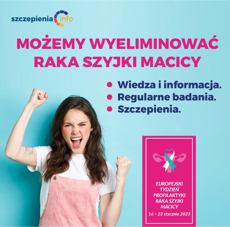 Europejski Tydzień Profilaktyki Raka Szyjki Macicy 2023 - Szczepienia.Info